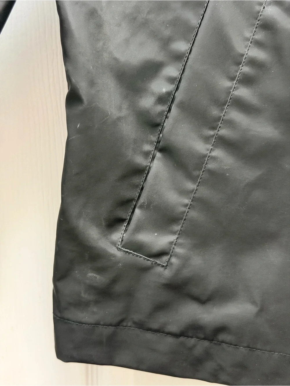 Men's Classic Harrington Bomber Zip-Front Rain Jacket